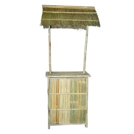 Bamboo54 Bamboo54 5895 Small Bar with Thatched Roof 5895